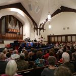 A picture of our audience at Oakmont Presbyterian Church, Sunday, April 22nd, 2012.